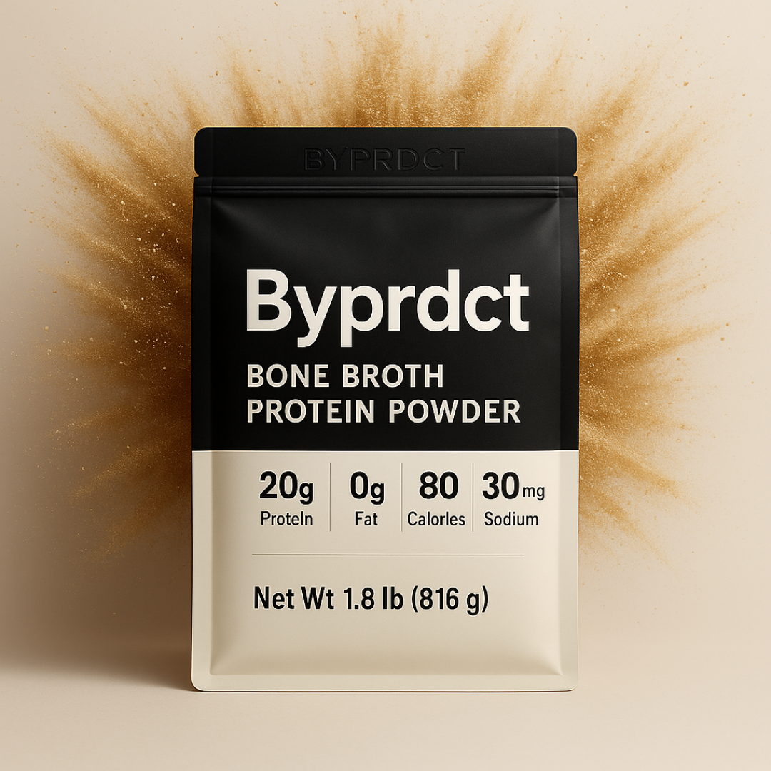 1.8 lbs unflavored bone broth protein