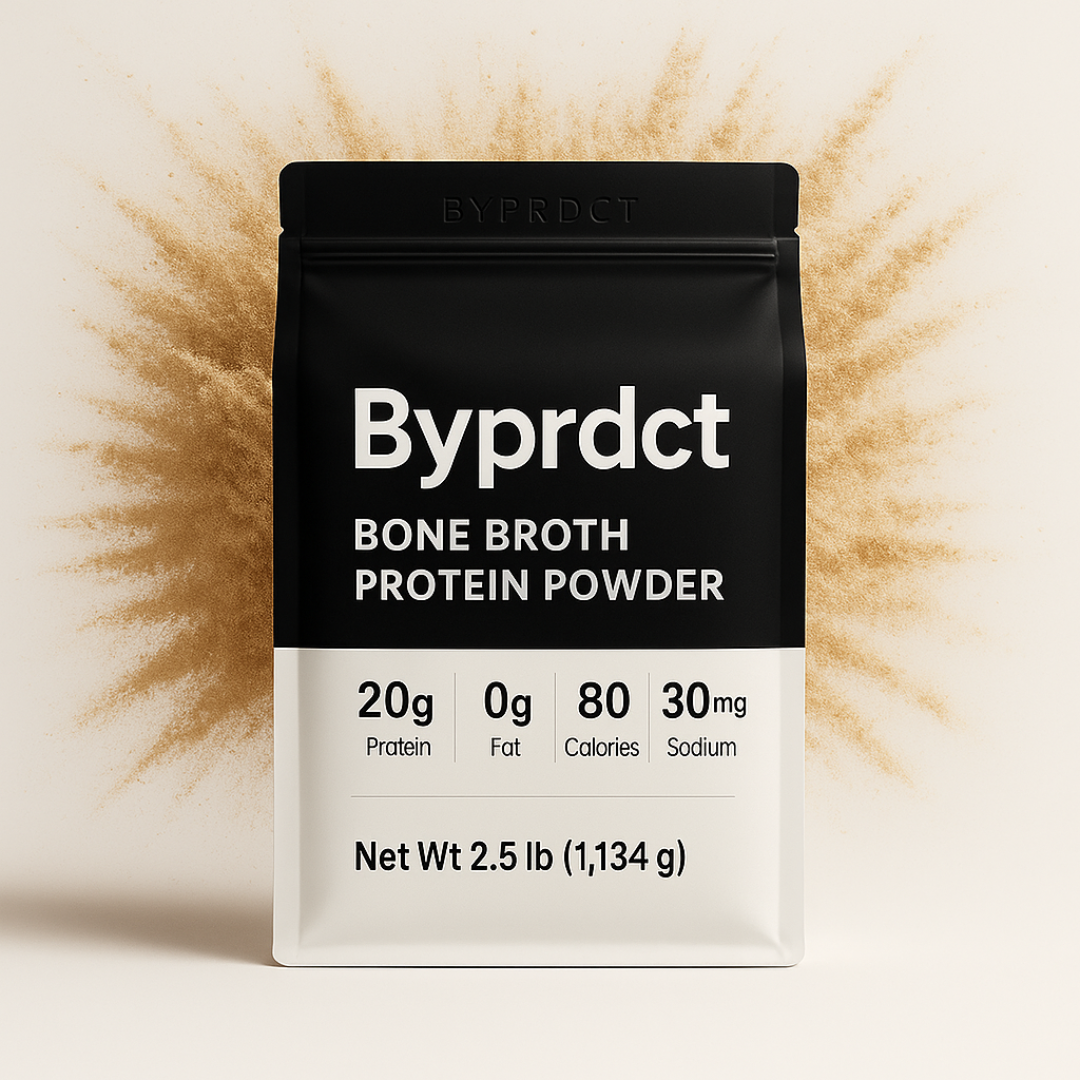 2.5 lbs unflavored bone broth protein
